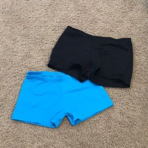 Girls dance shorts set of 2